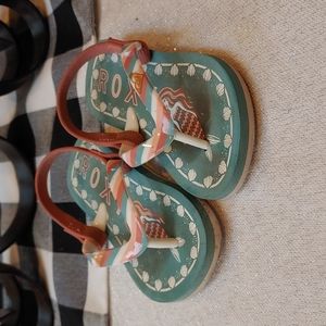 Roxy Little Girls Sandals Size 5